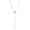 Silver, variant on Stainless Steel 18K Gold Plated Beaded Rosary Heart and Cross Necklace