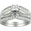1/3 Carat T.W. Diamond Quad Bridal Set in 10kt White Gold