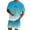 Sky Blue, variant on Men'S 2 Piece Summer Vacation Outfits Matching Shirt and Shorts Set Vacation Tracksuits Athletic Jogging Sports Outfits (Dark Blue,L)