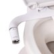 thumbnail image 1 of GenieBidet Accesorio para bidé para inodoro Bidé para inodoro autolimpiante ultradelgado Bidé para baño con boquillas de limpieza traseras y femeninas separadas Incluye bidé de viaje y 4 anillos decor, 1 of 1