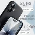 thumbnail image 6 of Magnetic Silicone Case for iPhone 17 6.3-Inch, Compatible with MagSafe, Silky Soft Touch, Shock Absorbing Phone Cover with Camera Lens Protection (Black), 6 of 14