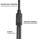 thumbnail image 3 of Cateissary Cable divisor XLR de cobre a dual carcasa de aleación de Zinc profesional 100cm 22AWG adaptador de Audio HiFi accesorios Cables de audio/vídeo, 3 of 6