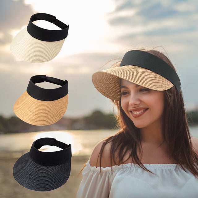 Sombrero para El Sol Ganfancp de Las Señoras de La Playa Del Verano Liquidación 1X