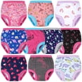 thumbnail image 1 of BIG ELEPHANT 10 Packs de Pantalones de Entrenamiento para Niñas y Niños, Ropa Interior Absorbente de Entrenamiento 100% Algodón para Niños Pequeños, 5-6 Años, 1 of 9