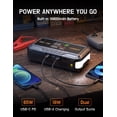 thumbnail image 3 of Bailibatt 8000A Peak Jump Starter with 160 PSI Air Compressor, 12V Car Battery Booster, Tire Inflator, 65W USB‑C Fast Charging, Portable Emergency Automotive Tool, 3 of 9