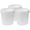 thumbnail image 5 of Hemoton 3pcs Food Grade Buckets Kitchen Storage Buckets With Lids For Car Washing And Outdoor Activities Heavy Duty Plastic Pails For Paint Industrial Food 1 L, 5 of 8