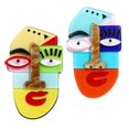 thumbnail image 1 of 2 broches de acrílico con forma de dibujos animados, alfileres decorativos estéticos, accesorios coloridos Amarillo azul Yuyangstore Broches de acrílico, 1 of 8