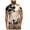 White, variant on WOLIAUO Funny Mens Halloween Crewneck T-Shirt Lightweight Breathable Short Sleeve Mens Summer Shirts for Everyday, Shirts for Men Graphic Print Tops XL Orange