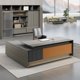 thumbnail image 4 of Study Computer Desk Gaming Organizer Corner Standing Office Desk Conference Drawers Escritorios De Oficina Desk Accessories My Lux Decor Round, 4 of 12