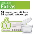 thumbnail image 3 of Recipientes de vidrio para preparación de comidas PrepNaturals de 1 L (paquete de 4), 3 of 9