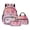 Axolotl Soccer Star, variant on Xoenoiee Music Note Print Backpack with Lunch Bags and Pencil Case Set of 3 Elementary School Bags Bookbag for Kids Girls Teens Large Capacity Bagpack Rucksack Travel Outdoor Daypack