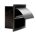 thumbnail image 4 of ALFI brand PVD Brushed Black Stainless Steel Recessed Toilet Paper Holder with Cover, 4 of 7