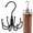 Black - 1 Pack, variant on Z ZEDODIER Metal Belt Organizer for Closet, Rotating Hanger Holds up to 24 Belts, Silver