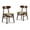 Green, variant on New Classic Furniture Morocco Wood Dining Chair in Orange (Set of 2)