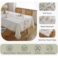 thumbnail image 3 of Mantel Alsoo rectangular 140x140 cm de algodón y lino impermeable, 3 of 6