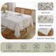 thumbnail image 3 of Mantel Alsoo rectangular de lino de algodón, 140 x 230 cm, impermeable, 3 of 6