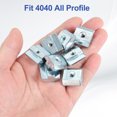 thumbnail image 4 of Uxcell Sliding t Nuts, Hammer Head Fastener Nut Thread t Slide Drop in Nuts for European Standard M4, 4 of 7