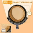 thumbnail image 2 of Air Fryer Liners 200 pcs Disposable Paper Liner for Baking Roasting Microwave, 2 of 6
