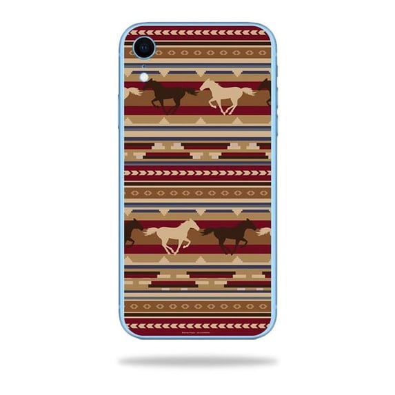 MightySkins APIPHXR-Western Horses Skin Decal Wrap for Apple iPhone XR Sticker - Western Horses