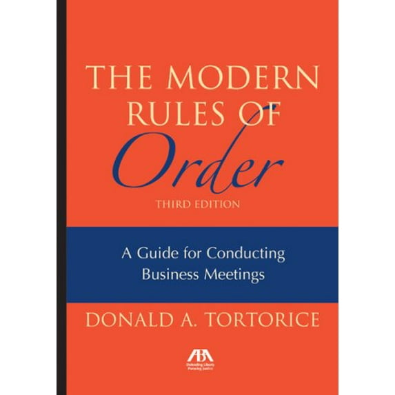 Pre-Owned The Modern Rules of Order (Paperback) 1590317920 9781590317921