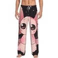 thumbnail image 2 of Lsque Cute Axolotl Sakura Blossoms B Print Men's Pajama Pants, Lounge Pant - Comfortable Home Wear,Elastic Waistband, Stylish Design-Large, 2 of 9