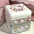 thumbnail image 4 of Sanrio Anime Kawaii Hello Kitty Multifunctional Storage Box Cute Cartoon Girly Heart Jewelry Stationery Organizer Box Gifts, 4 of 9