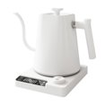 thumbnail image 1 of 1L Electric Gooseneck Kettle Teapot with Stainless Steel Inner Liner and Cover, Hot Water Boiler Heater White EU Plug, 1 of 5