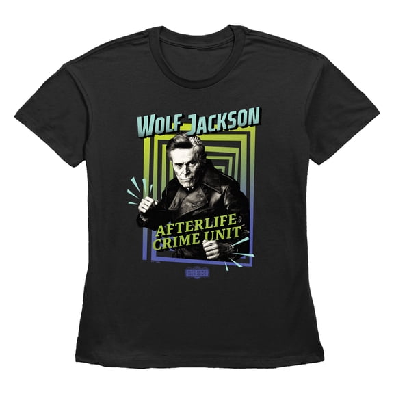 Women's Beetlejuice Beetlejuice Wolf Jackson Afterlife Crime Unit  Graphic T-Shirt