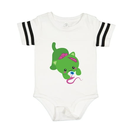 

Inktastic Zombie Cat Gift Baby Boy or Baby Girl Bodysuit