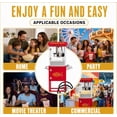 thumbnail image 6 of Popcorn Machine Cart with Wheels, 10 Oz Kettle, Scoop and 2 Cups, Akaber 800W Commercial Popcorn Maker Machine, Makes 48 Cups per Batch, Movie Theater Popper, 6 of 7