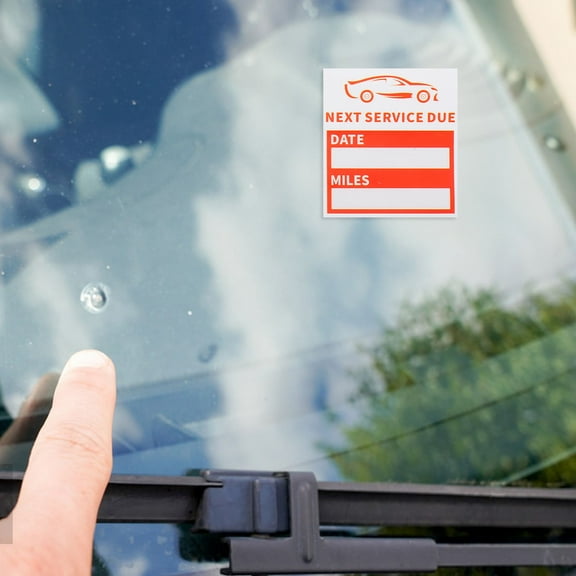 Raindrops 10 Sheets Oil Change Reminder Stickers Static Cling Labels Windshield Oil Change Stickers Oil Change Labels For Car Windshield Use