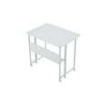 thumbnail image 4 of Lisonu 31.5" Folding Desk for Small Spaces, White Compact Computer Desk with Foldable Design for Home Office, Bedroom, Study, 4 of 8