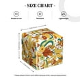 thumbnail image 3 of Kdxio 70s Groovy Hippie Print Tissue Box Cover,Square Decorative PU Leather Facial Paper Case Organizer Holder Dispenser for Bathroom,Night Stands,Desk,Car 5.2''X5.2''X5.2'', 3 of 6