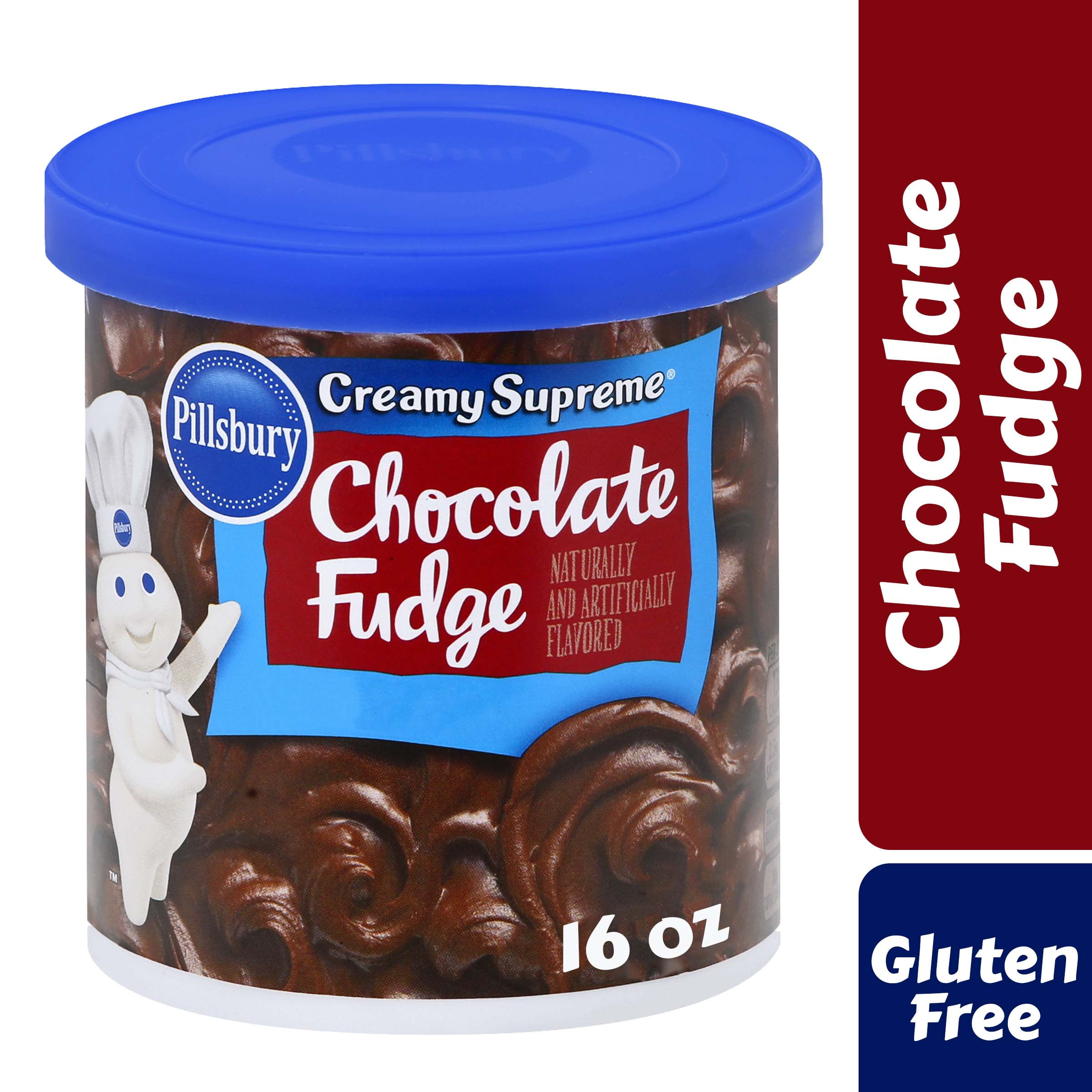 Pillsbury Creamy Supreme Chocolate Fudge Flavored Frosting, 16 Oz Tub