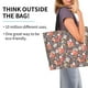 thumbnail image 2 of Balery Foxes Bolsa Tote Estilo Estético con Cremalleras, Bolsa de Hombro, Bolsa de Compras Grande y Plegable, 2 of 8