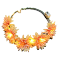 thumbnail image 1 of Corona de flores LED, diadema de corona de flores, tocado de flores Led luminoso, tocado de flores MFZFUKR CPB-DE-LYY848-8, 1 of 5