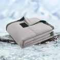 thumbnail image 3 of Cool And Comfortable Double Sided Cold Effect Blanket Cool Fiber Soft Blanket Summer Cool Conditioning Quilt, 3 of 5