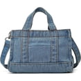 thumbnail image 2 of Kukuzhu Denim Hobo Bags for Women Canvas Shoulder Crossbody Bags Summer Casual Totes Handbag Cloth Bags Versatile Purses, 2 of 2