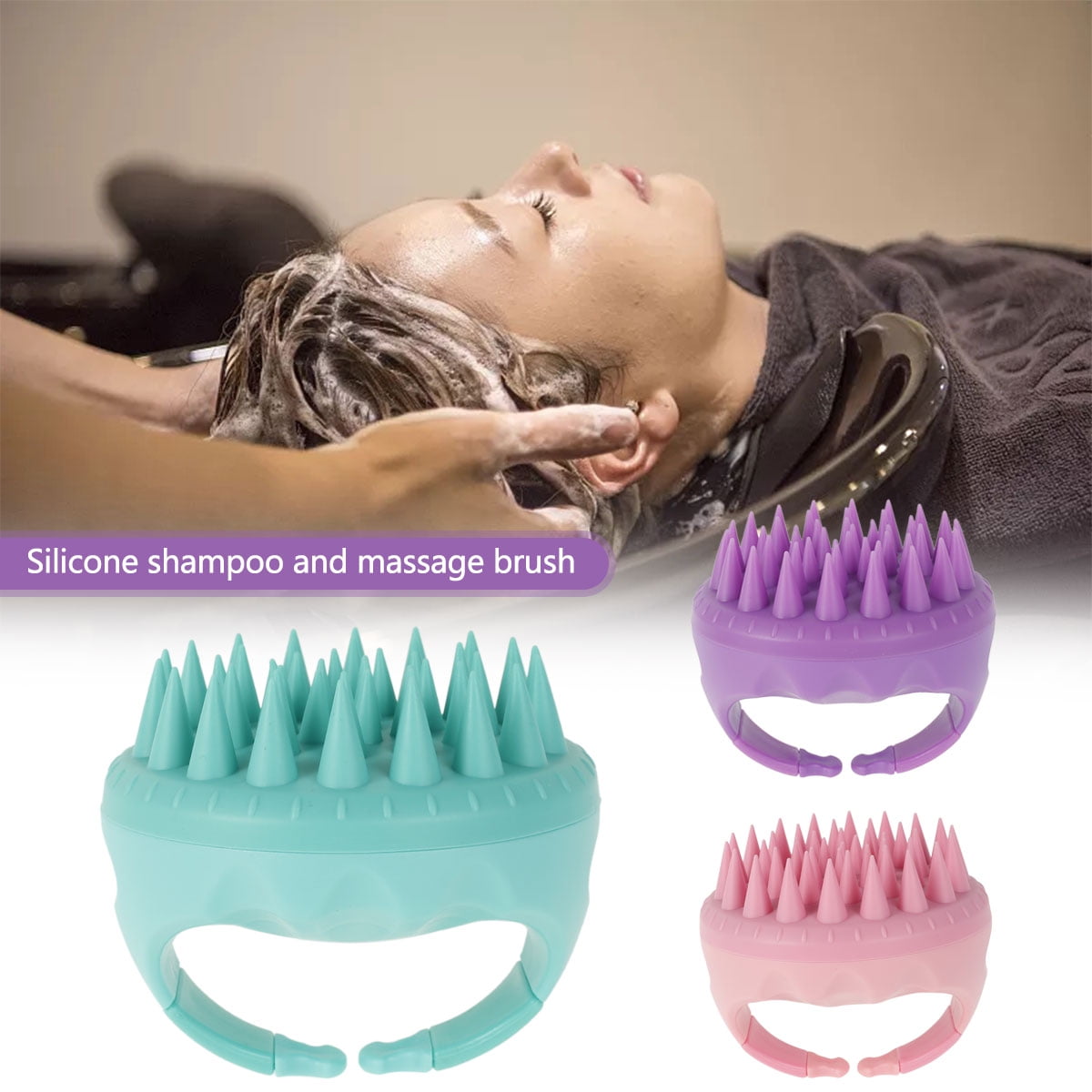 Hands DIY Scalp Massager Shampoo Brush Hair Scrub Brush for Hair Care and Head Relaxation Scalp Care Brush Tool Reduce Dandruff Massage Scalp for Adults Kids Pets (Pink/Purple/Green) Hands DIY Scalp Massager Shampoo Brush Hair Scrub Brush for Hair Care and Head Relaxation Scalp Care Brush Tool Reduce Dandruff Massage Scalp for Adults Kids Pets (Pink/Purple/Green)