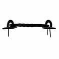 thumbnail image 6 of Renovators Supply Hook and Eye Latch 6.5" Black Wrought Iron Door Lock Latch / Gate Latch w/Screws, 6 of 11