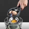 thumbnail image 2 of Galleta de huevos, herramienta automática para romper huevos, abridor de huevos de acero inoxidable, cortador de cáscara de huevo fácil, herramienta creativa de cocina, 2 of 5