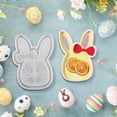 thumbnail image 5 of Moocorvic Easter Bunny Silicone Mold DIY Carft Tabletop Arrangement Rabbit Resin Casting Mould for Candle Making, 5 of 7