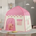 thumbnail image 5 of Kids Castle Play Tent w/ Star Lights, Boys Girls Playhouse Gift for Indoor & Outdoor Ages 3-12, 5 of 5