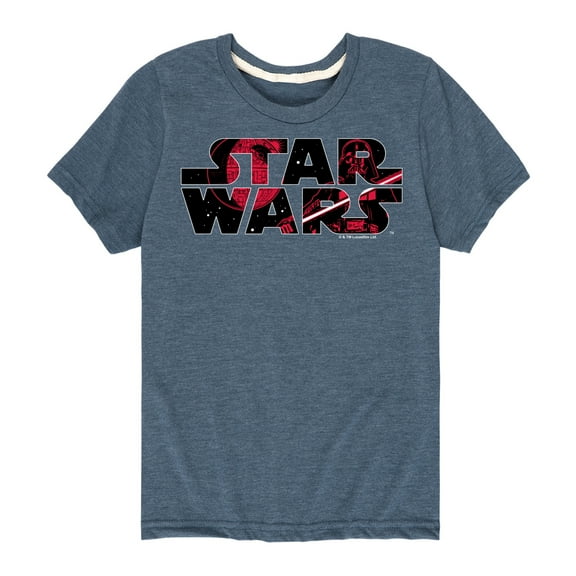 Star Wars - Logo Darth Vader - Toddler And Youth Short Sleeve Tee
