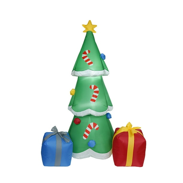 5 Ft Height Christmas Inflatables Tree Decorations, Blow Up Yard Decoration Clearance With Led Lights Built-In For Holiday/Party/Yard/Garden - Walmart .Com