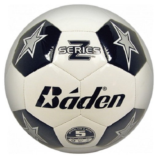 Baden S150D701 Soccer Ball, Size 5, Black and White