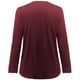 thumbnail image 4 of Escote en pico, blusas plisadas, camisas largas lisas, mangas largas, 4 of 5