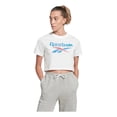 thumbnail image 1 of Playera Reebok Mujer Crop Top Identity Blanco Casual blanco XS, 1 of 7