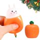 thumbnail image 1 of Apmemiss Clearance Squeeze Toys Squishes Carrot Rabbit Fidget Toys Pop Up Squishy Rabbit in Carrot Stress Relief for Kids & Adult Tricky Funny Novelty Toy Easter Gift, 1 of 2