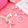 thumbnail image 6 of Hifot Jewelry Set, Pink Unicorn Mixed Piece Jewelry Sets, 6 of 7